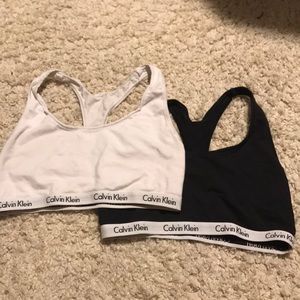 Calvin Klein bralettes
